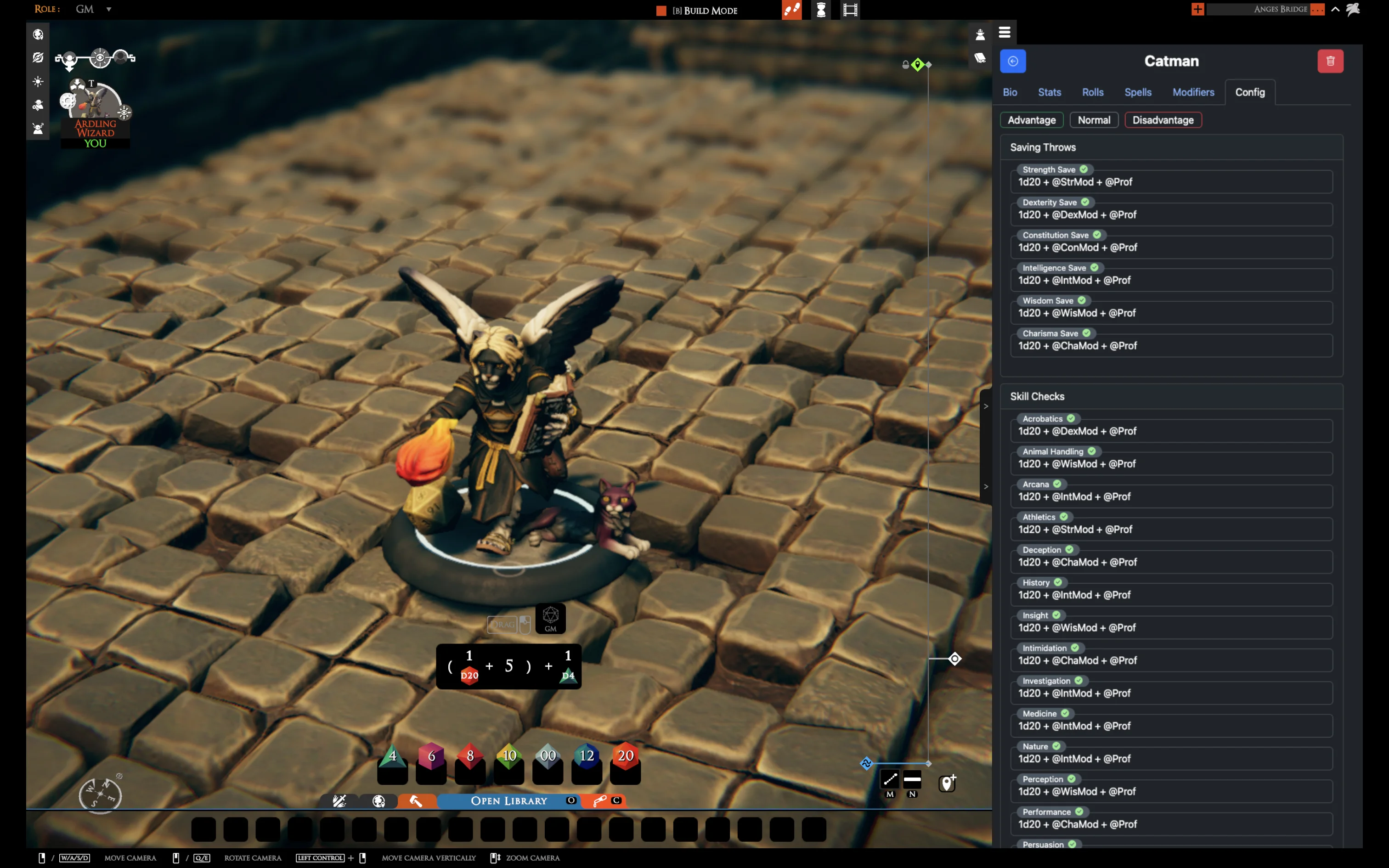 Character Sheet - Config