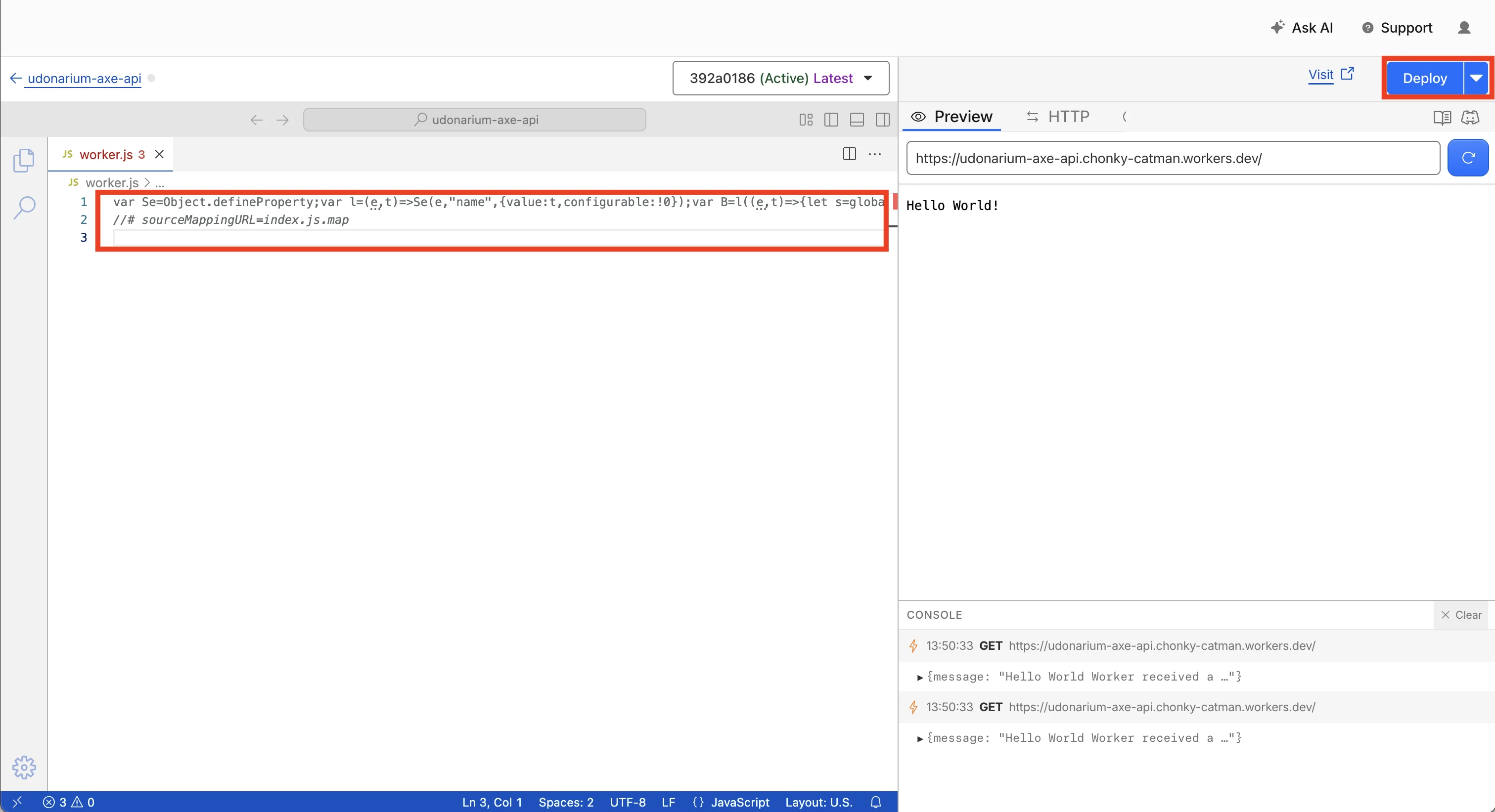 WorkerのコードをUdonarium Backendに置き換える